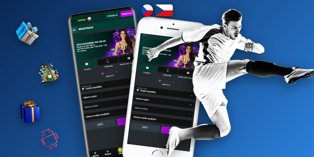 Domovská stránka Spinbetter se zvýrazněným tlačítkem pro zahájení registrace