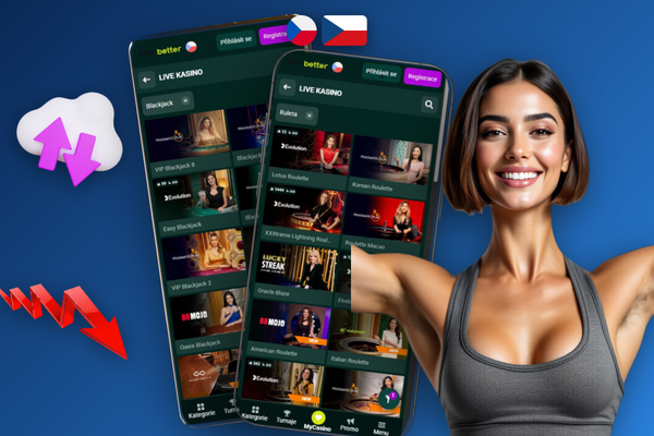 SpinBetter Casino v mobilní verzi s live sázením přímo v dlani hráče