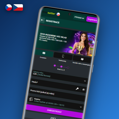 Spinbetter registrace přes telefon – smartphone s příchozím SMS ověřovacím kódem